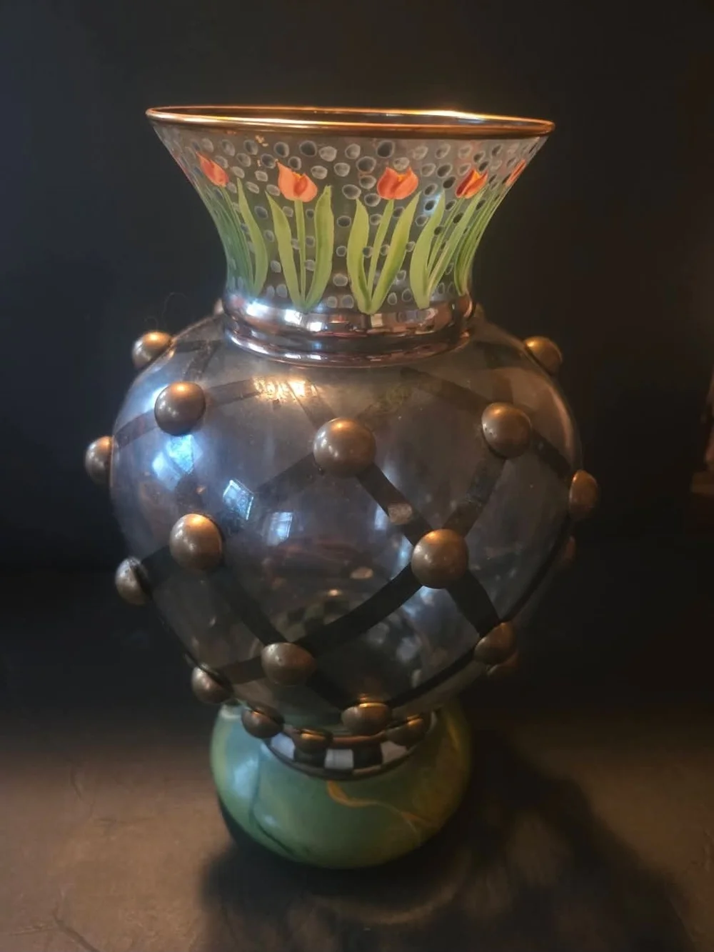 Mackenzie Childs Circus William Vase